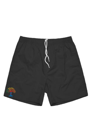 Mens Short Shorts W/ Color Logo