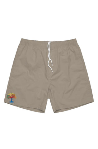 Mens Short Shorts W/ Color Logo