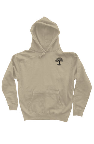 Tan Independent Heavyweight Pullover Hoodie W/ Tre
