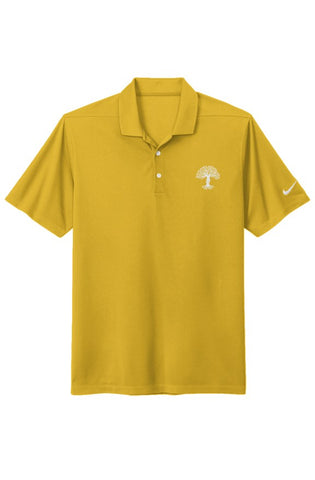 Gold FW Logo Nike Dri-FIT Micro Pique 2.0 Polo