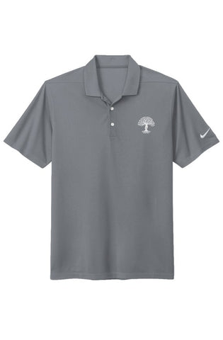 Grey FW Logo Nike Dri-FIT Micro Pique 2.0 Polo